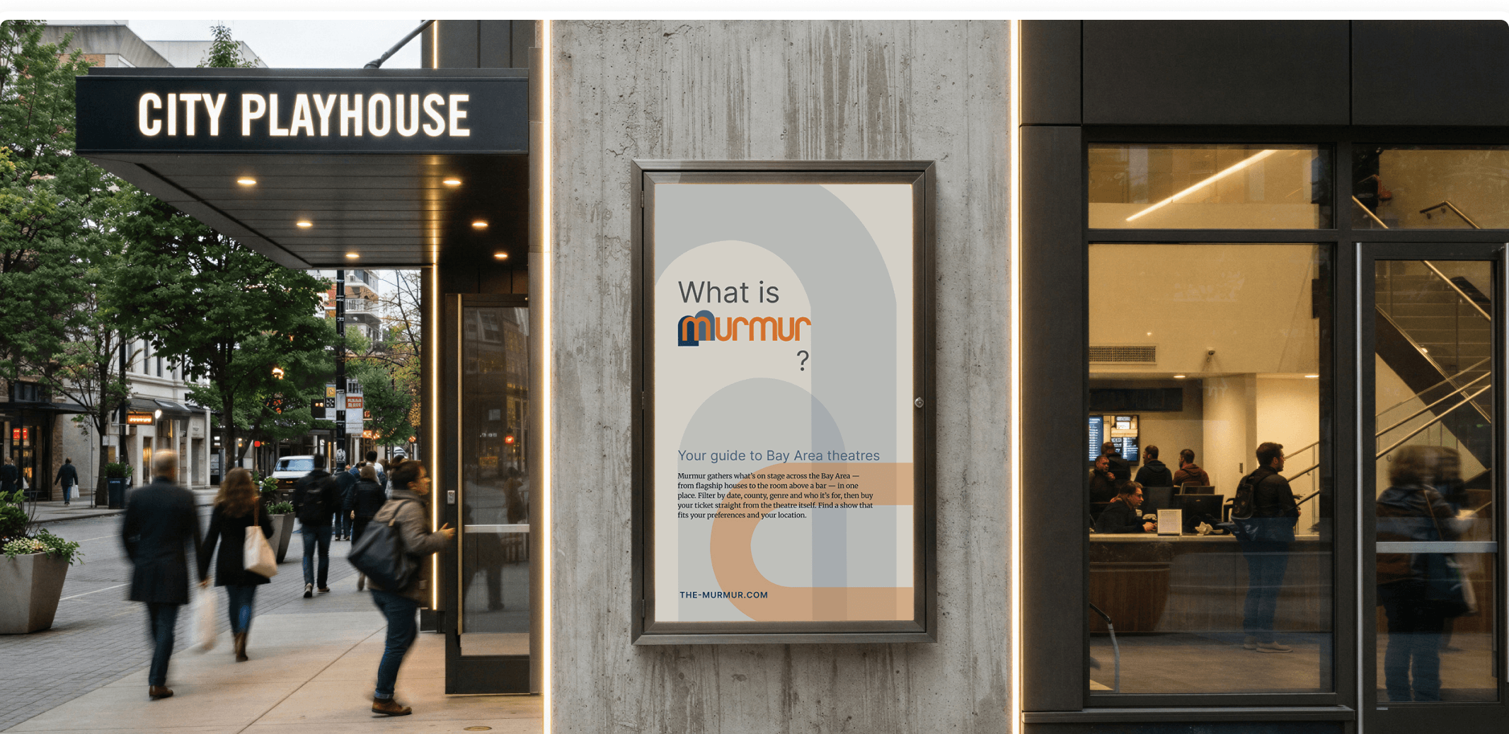 Murmur street poster in context